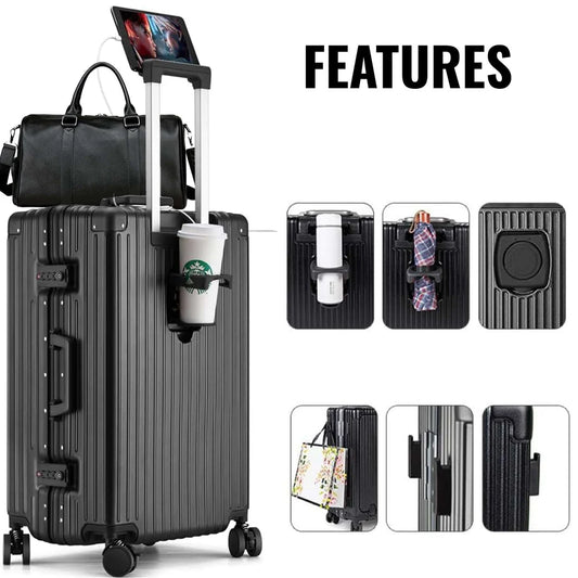 Travel Luggage with Spinner Wheels