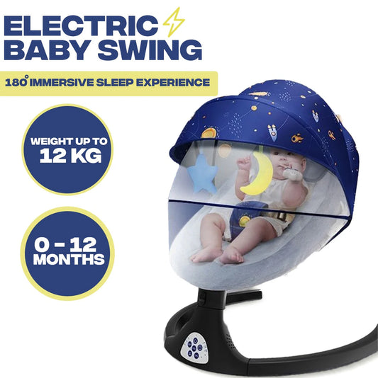 New born Rocker Electric Leaf Bassinet Upto 18Kg