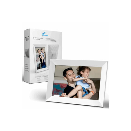 Smart WiFi Digital Photo Frame with 10.1 inch IPS Touch Screen, Perfect for Displaying