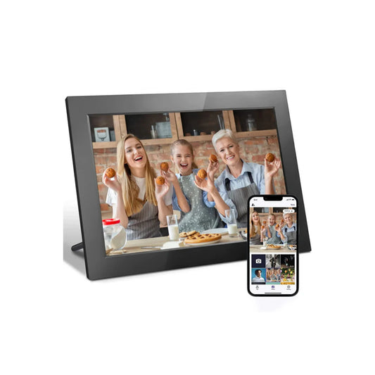 Smart WiFi Digital Photo Frame with 10.1 inch IPS Touch Screen, Perfect for Displaying